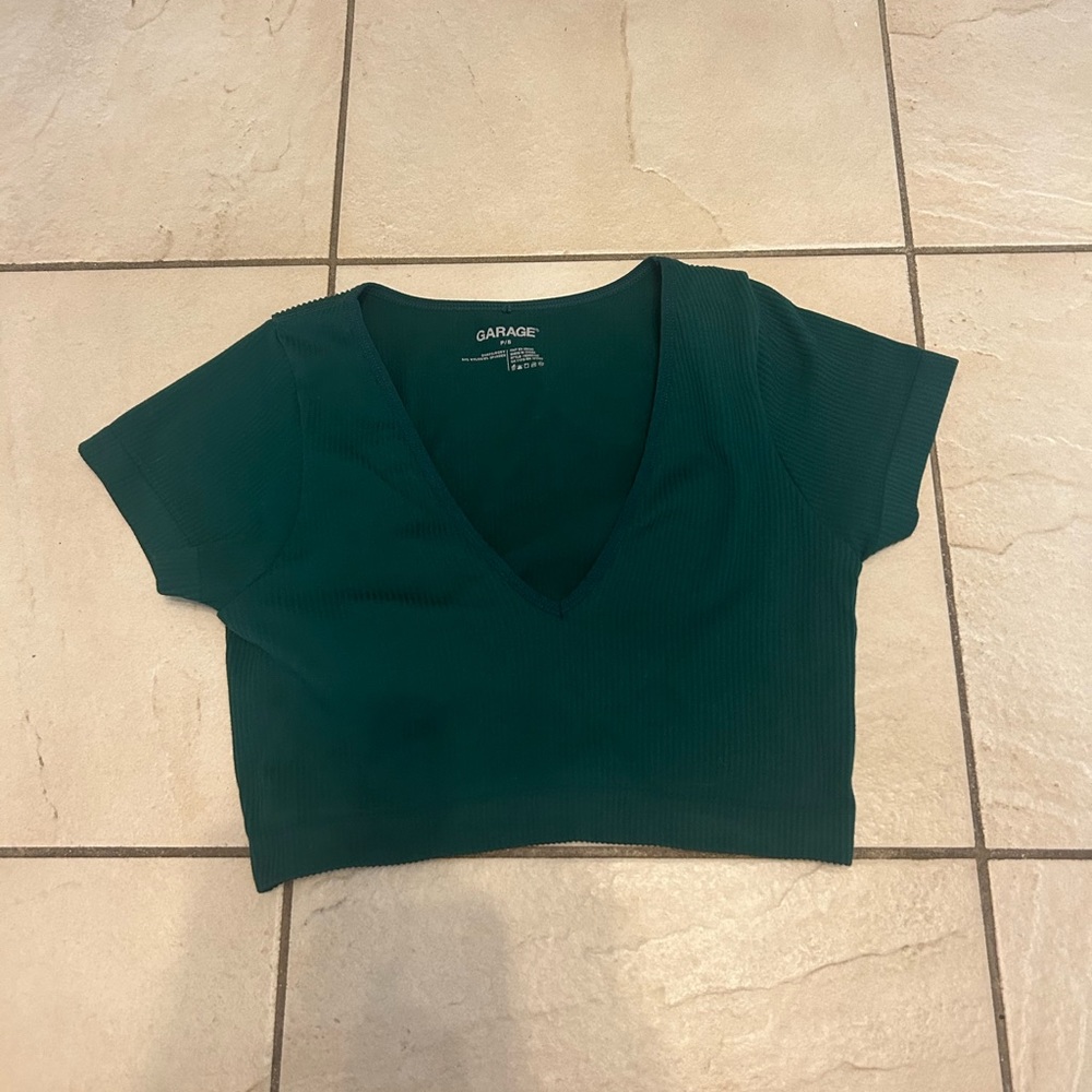 sonia seamless plunge tee